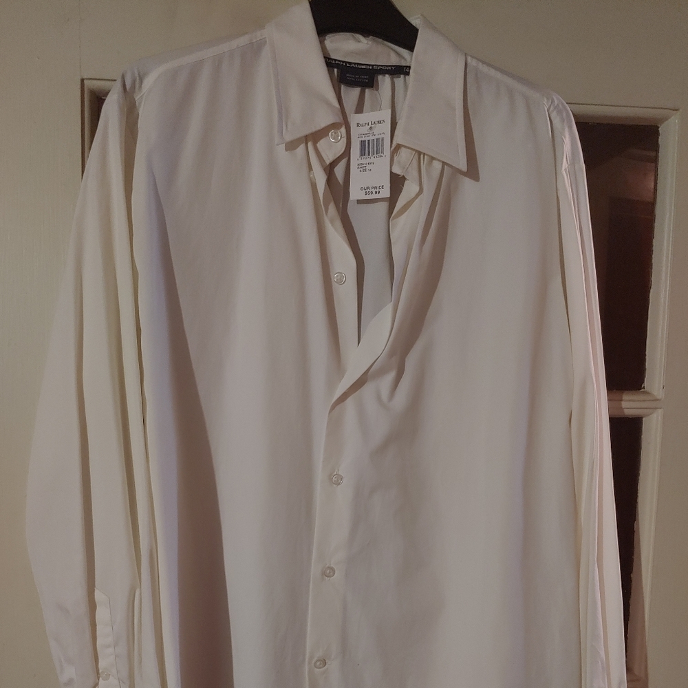 White ladies dress shirt